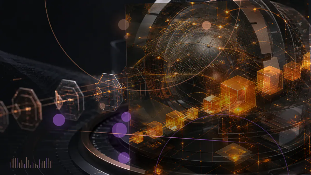 Conceptual illustration of institutional venture capital branching into cryptocurrency companies, tokens and blockchain protocols