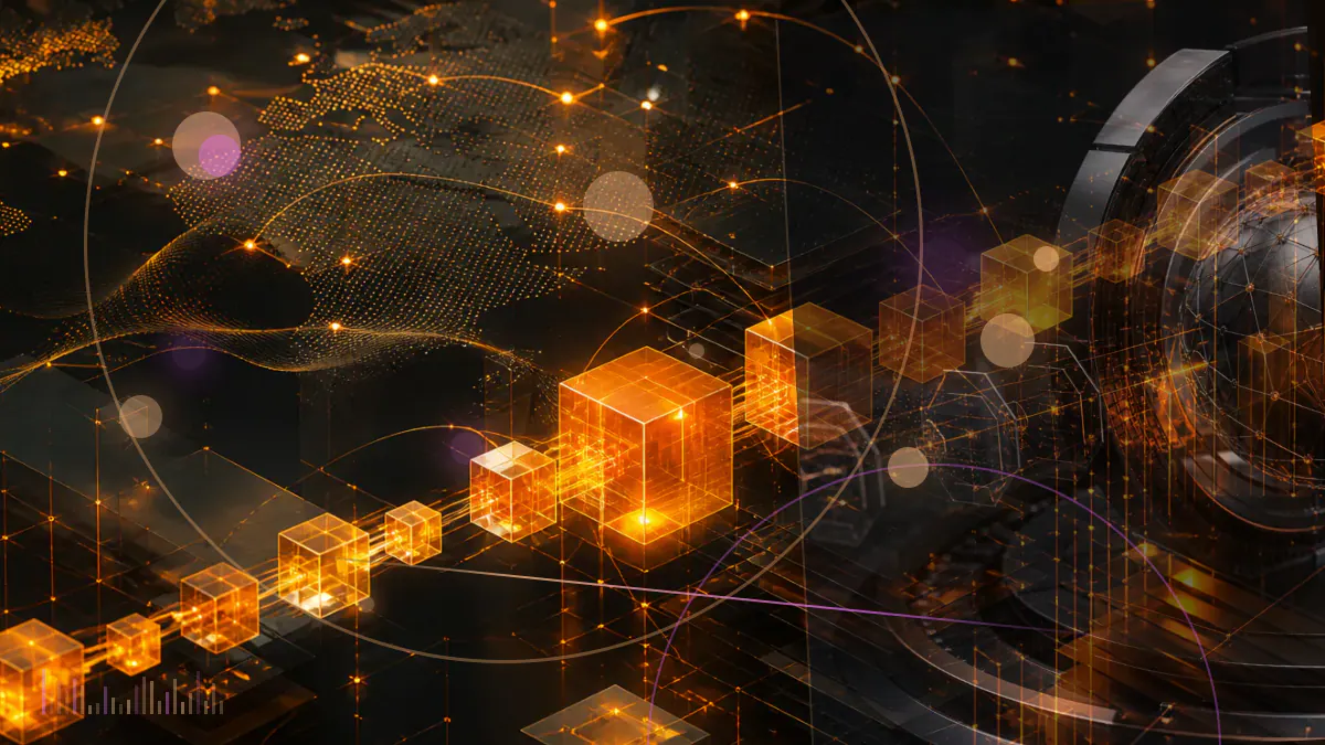 Conceptual illustration of digital assets leaving a compromised exchange hot wallet across several blockchain networks
