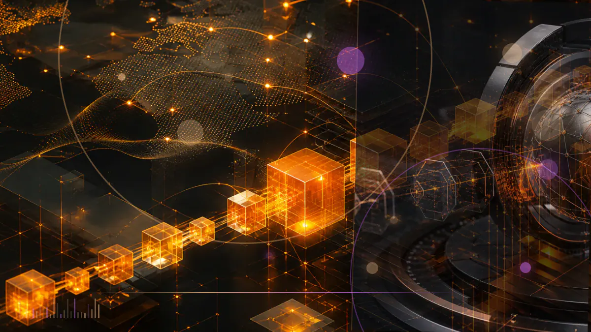 Conceptual illustration of a regulated bank balance sheet connected to stablecoins and digital-asset disclosure tables