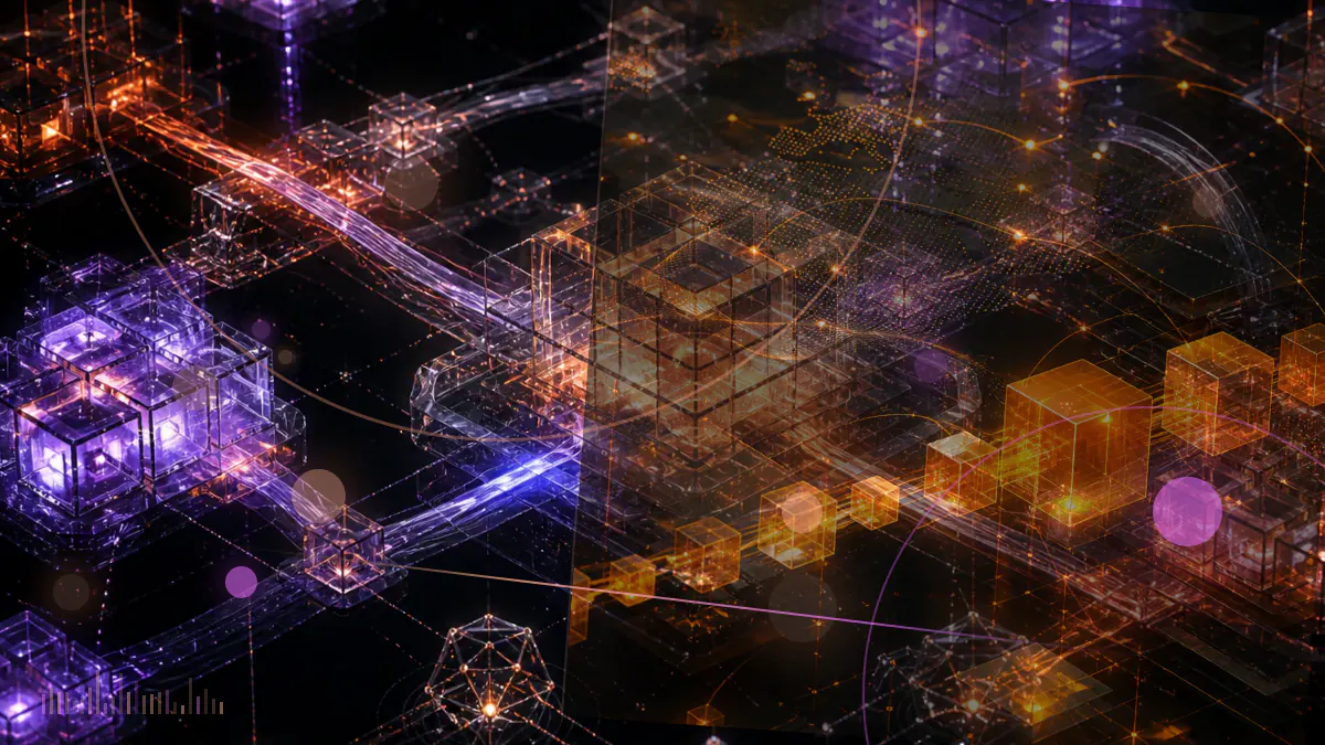Conceptual illustration of BNB tokens being permanently removed from a digital supply ledger beside the Binance ecosystem.