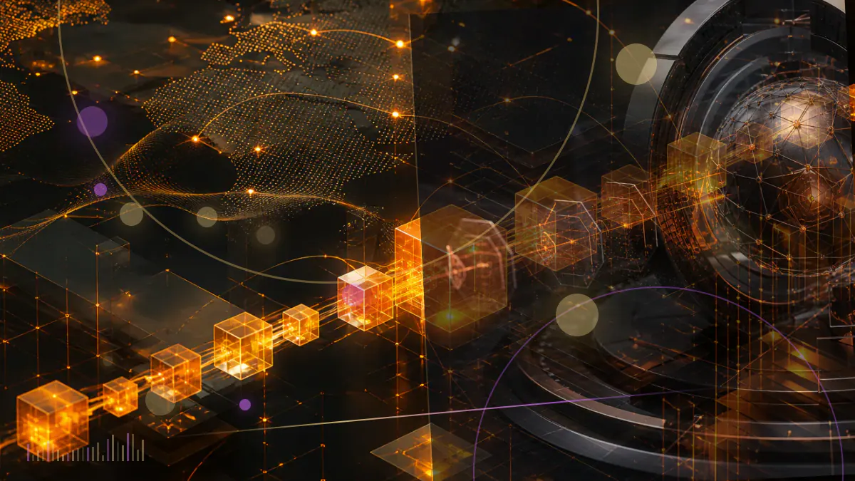 Conceptual illustration of bitcoin and ether markets connected to British pound and euro banking rails through a Jersey-based exchange