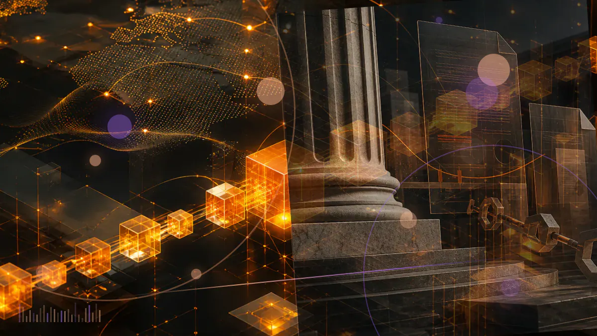Conceptual illustration of numbered lottery tickets connected to tiered BNB balances on an exchange ledger