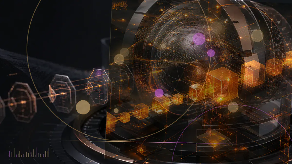 Conceptual illustration of TerraUSD entering an exchange market as Terra network activity and LUNA rise