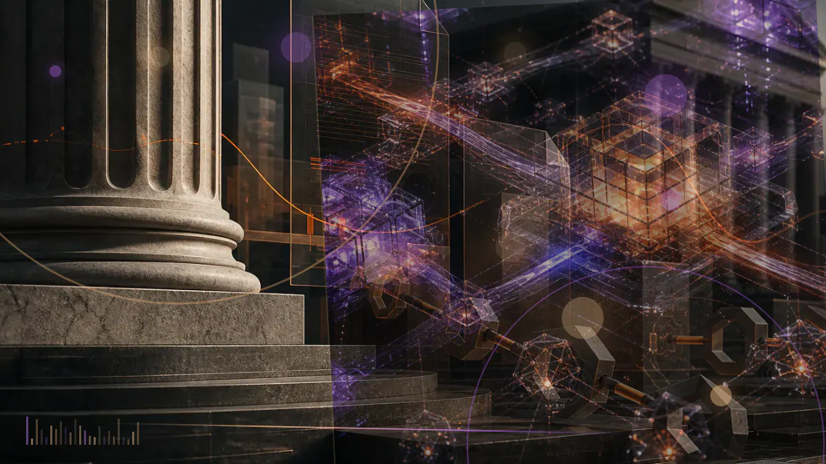 Conceptual illustration of a Bitcoin SV token being disconnected from a cryptocurrency exchange trading network