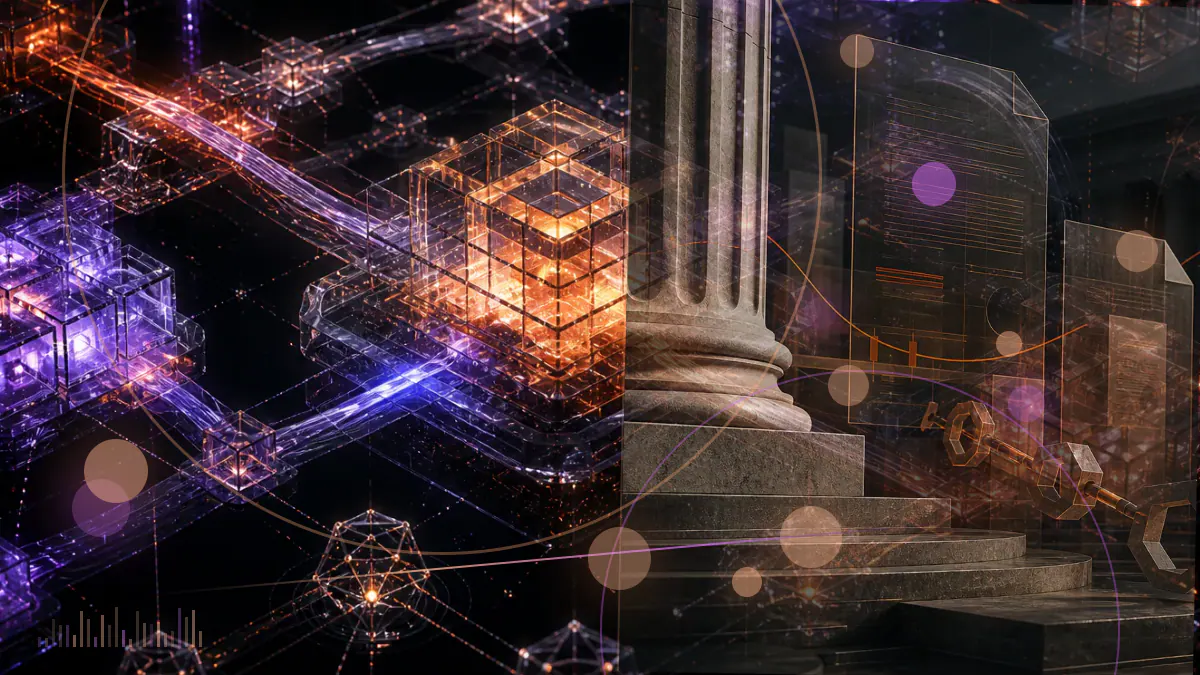 Conceptual illustration of a dollar payment rail disconnecting from a cryptocurrency exchange while digital-asset trading remains active