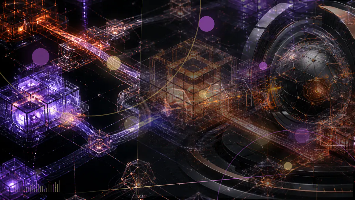 Conceptual illustration of bitcoin and other crypto assets rebounding through intersecting market charts and tariff documents