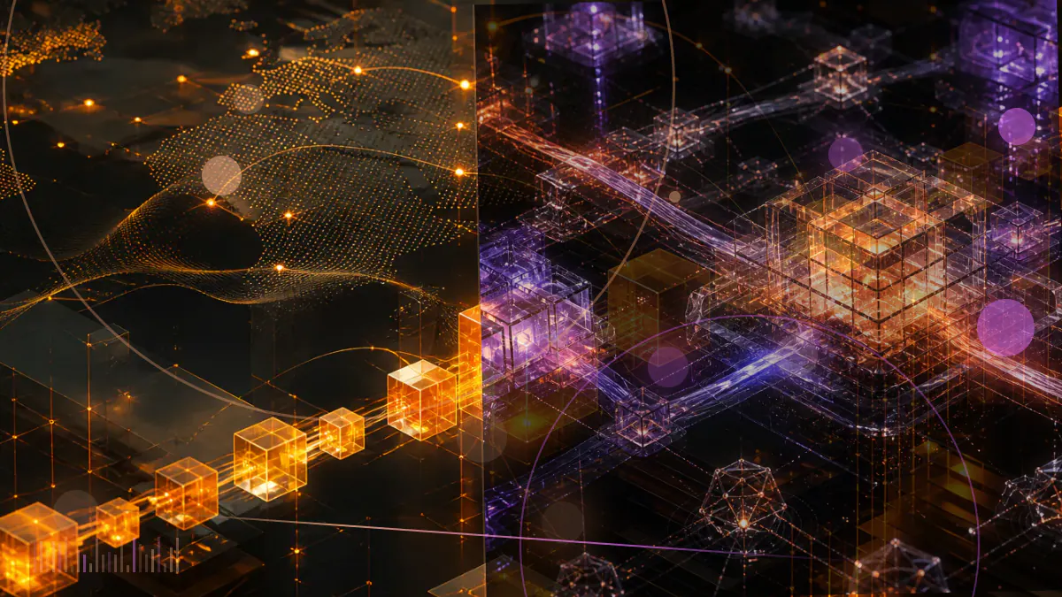 Conceptual illustration of a Bitcoin market chart breaking below a glowing $20,000 threshold amid red liquidity lines
