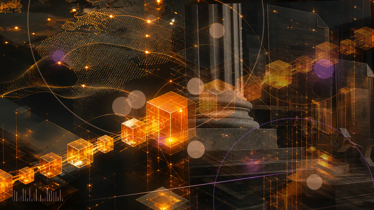 Conceptual illustration of bitcoin rising through a $7,000 market threshold amid fragmented exchange trading