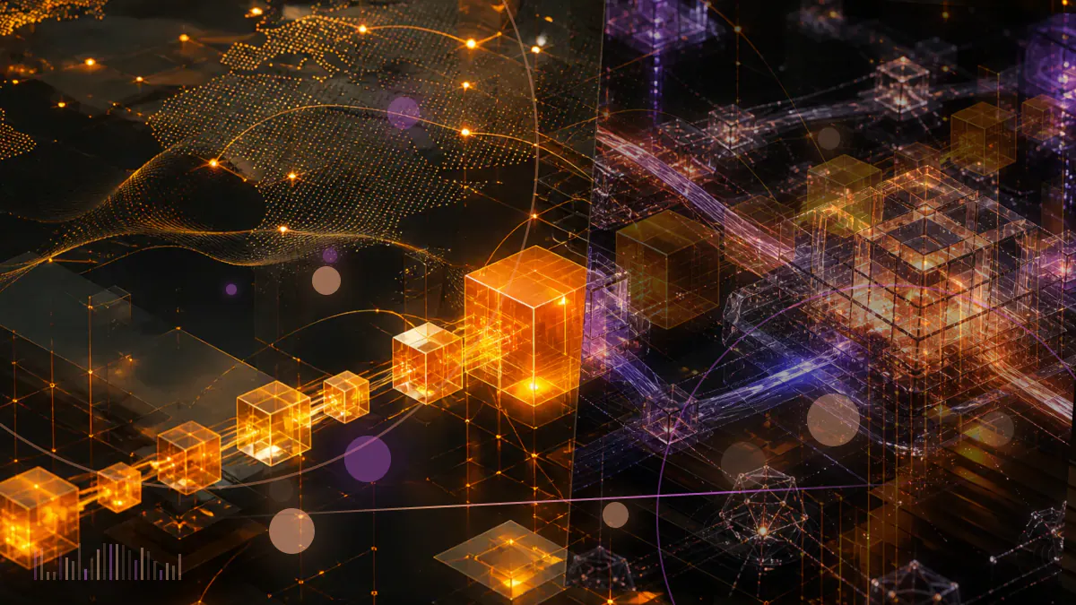 Conceptual bitcoin market chart rising through a prominent $4,000 threshold