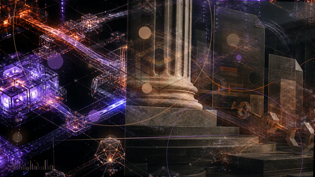 Conceptual illustration of bitcoin rising through the $23,000 level across a fragmented digital market grid