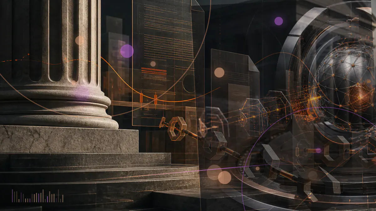 Conceptual illustration of an early Bitcoin transaction moving between two cryptographic keys beside block 170
