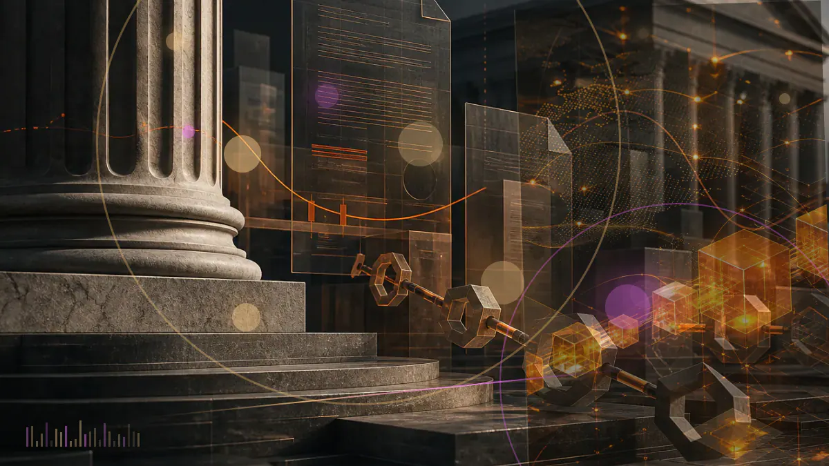 Conceptual illustration of bitcoin breaking through an $11,000 threshold amid fragmented exchange price feeds