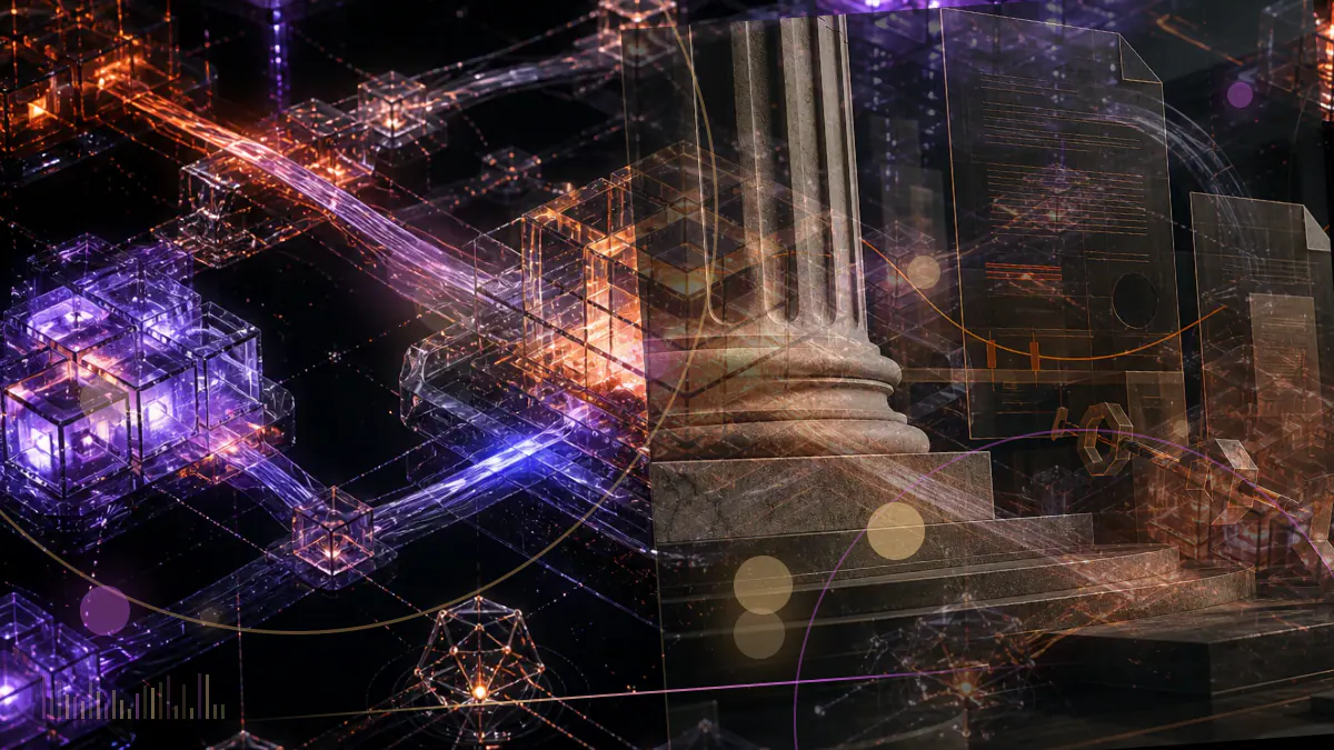 Conceptual illustration of bitcoin crossing a glowing $66,000 market threshold beside a regulated futures exchange-traded fund chart