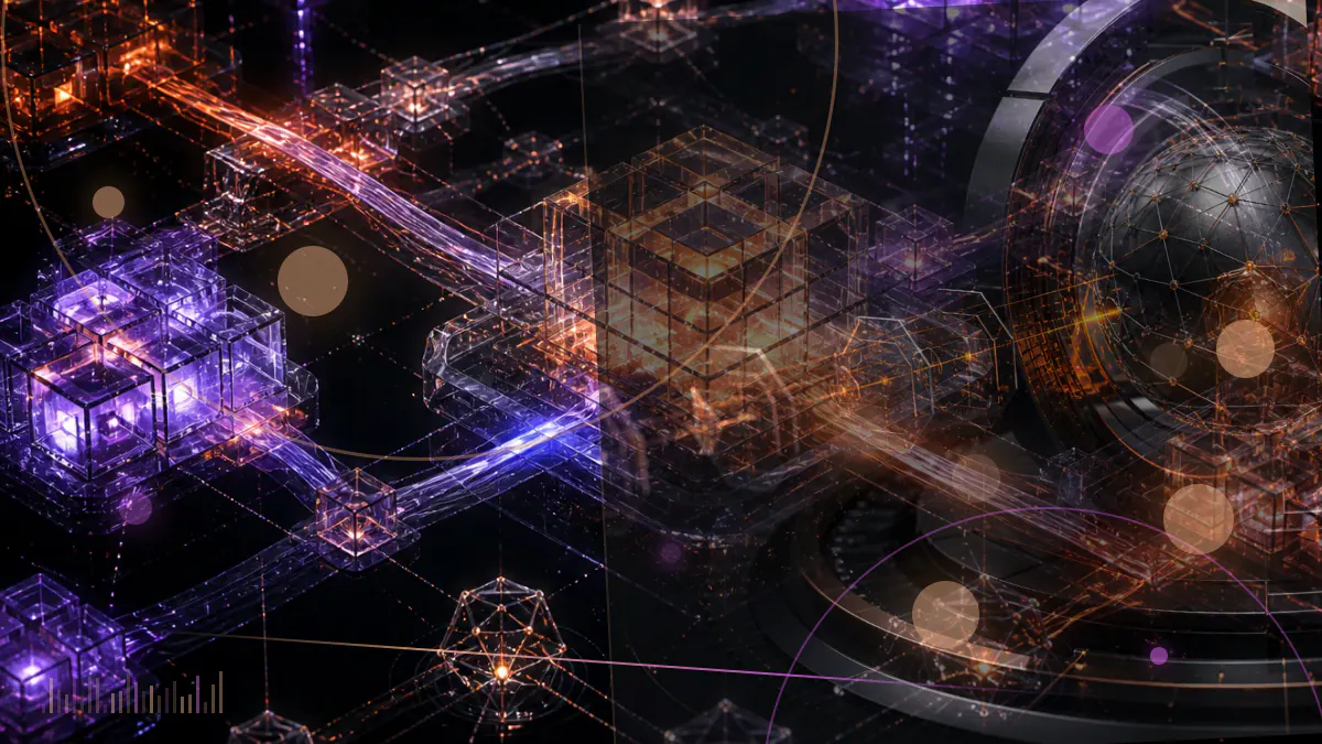 Conceptual illustration of cryptocurrency orders flowing through a high-speed institutional matching engine