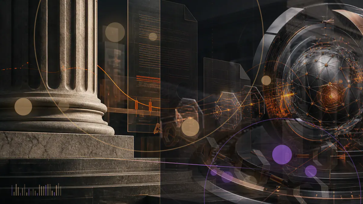 Conceptual illustration of an XRP trading interface divided by a U.S. regulatory boundary