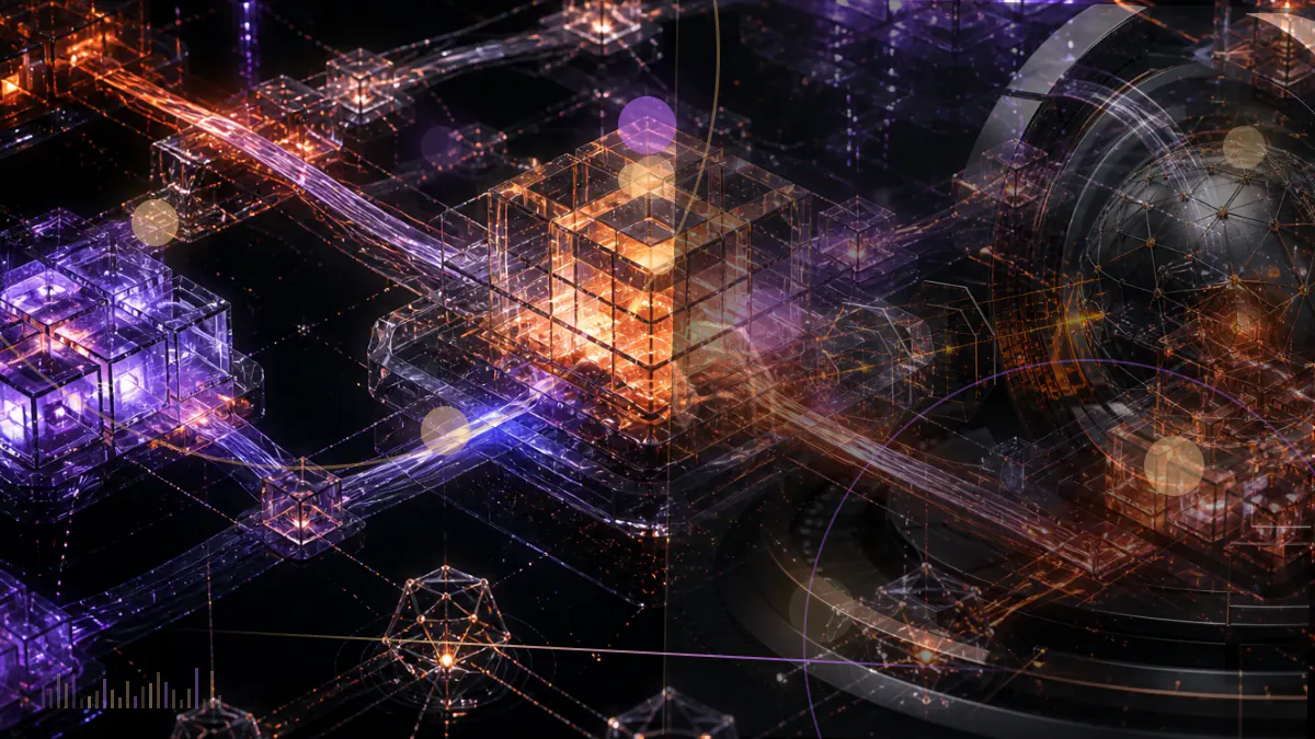 Conceptual illustration of BTT tokens being distributed across a network of TRON wallet addresses