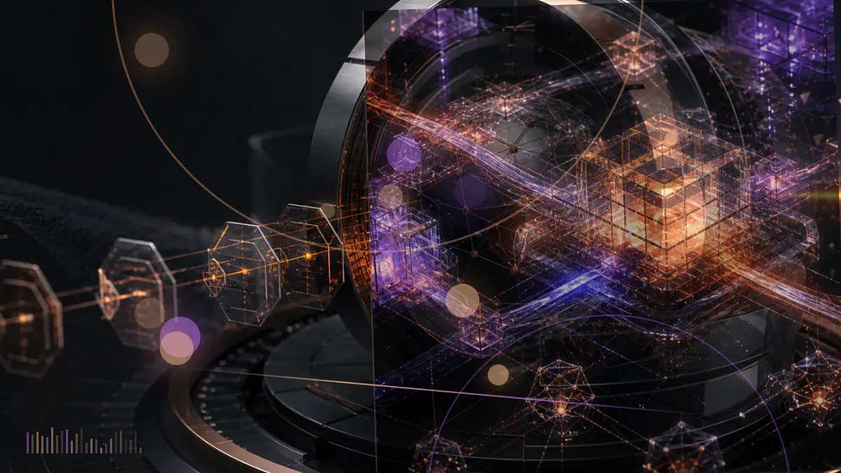 Conceptual illustration of a Federal Reserve digital-currency research platform connecting a central bank, MIT and cryptographic payment infrastructure
