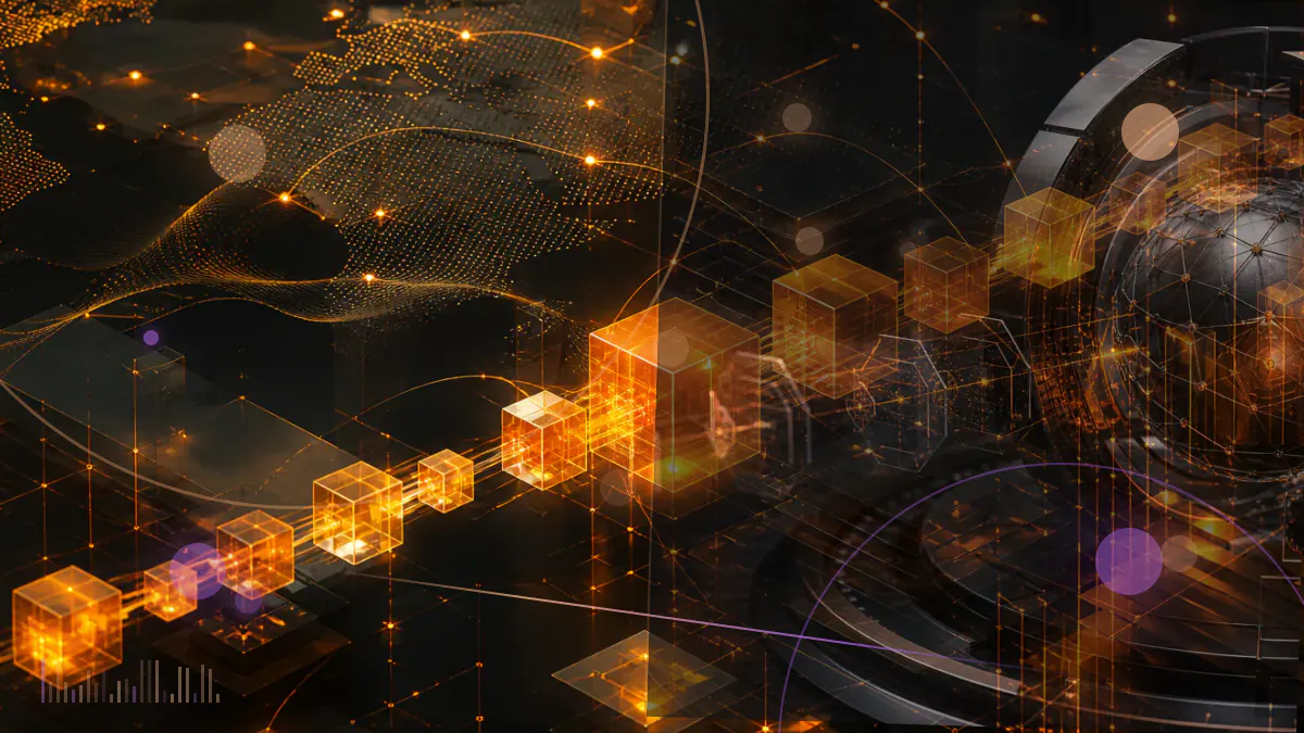 Conceptual illustration of stablecoin tokens leaving a digital reserve ledger under regulatory oversight