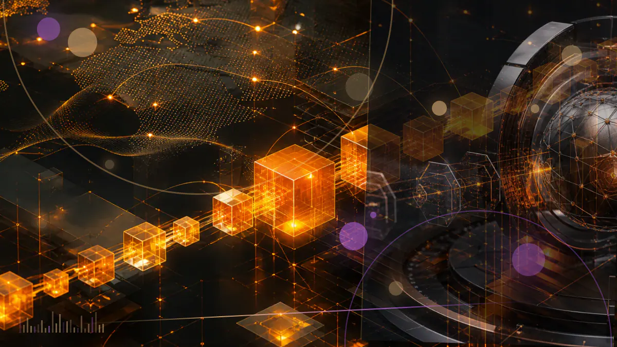Conceptual illustration of ether flowing from a damaged institutional vault while an exchange processes a surge of withdrawal requests