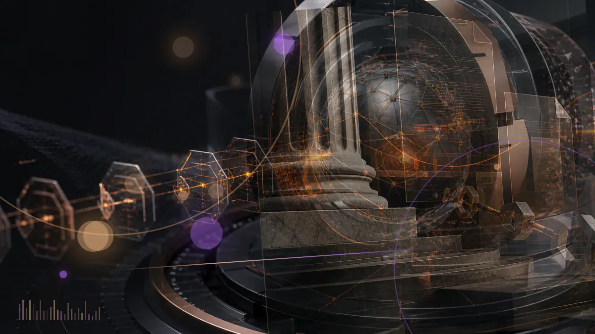 Conceptual illustration of a Canadian financial-intelligence ledger receiving cryptocurrency transaction records from digital wallets