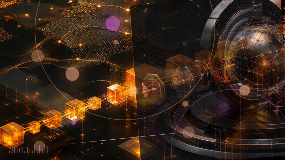 Conceptual illustration of Celsius creditor claims moving through a bankruptcy ledger into bitcoin, cash and an Ionic Digital mining facility