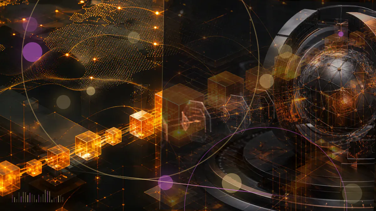 Conceptual illustration of a locked cryptocurrency lending platform surrounded by frozen withdrawal channels and a stressed digital-asset network