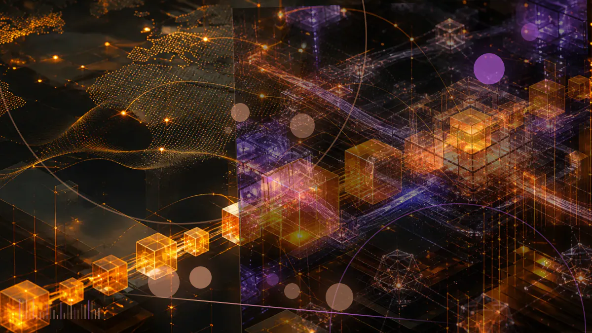 Conceptual illustration of ether moving from validator nodes into a court-supervised creditor distribution ledger
