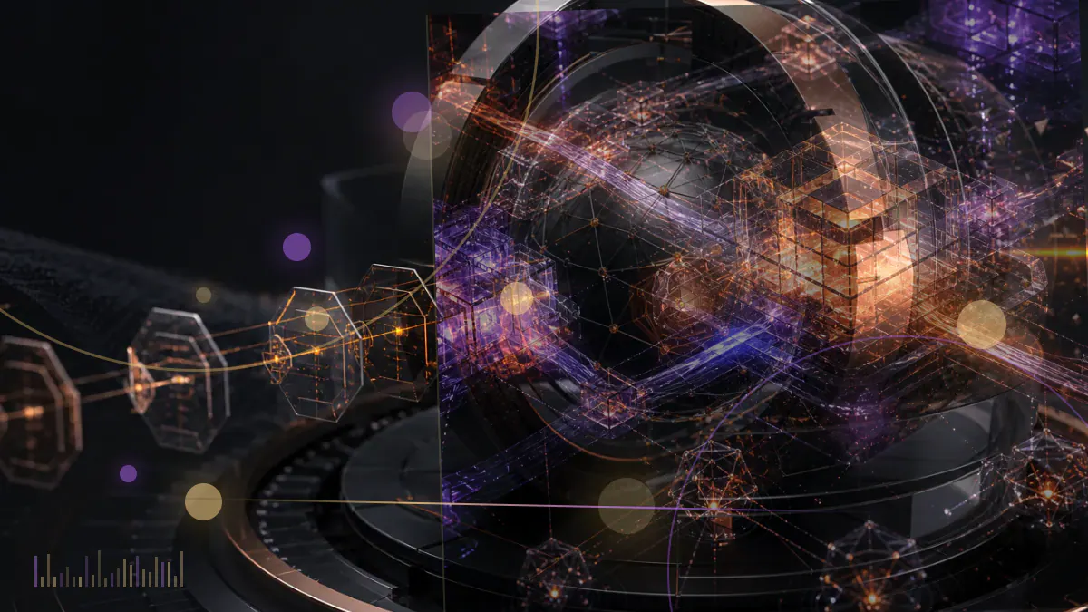 Conceptual illustration of a regulated cross-border bridge connecting a U.S. trading desk with an offshore digital-asset derivatives exchange