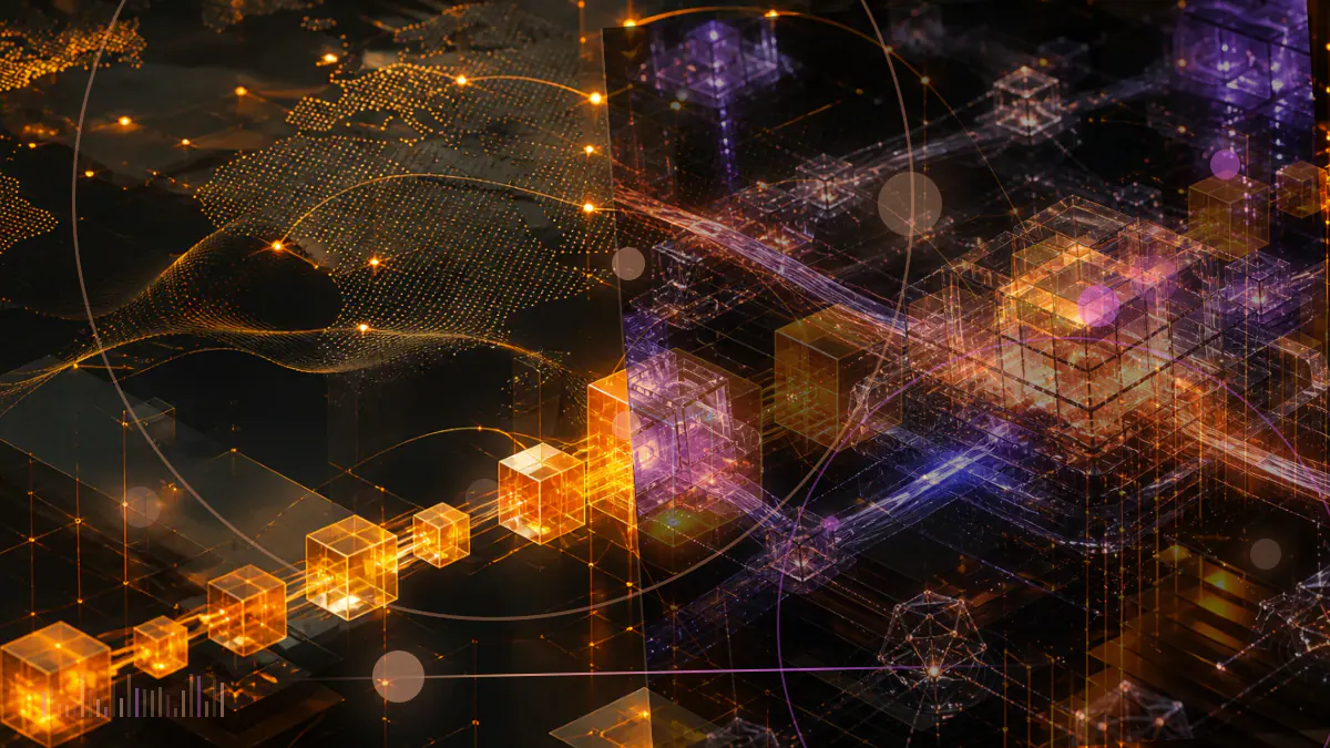 Conceptual illustration of a regulated crypto trading venue connecting retail accounts to a federal market-surveillance framework