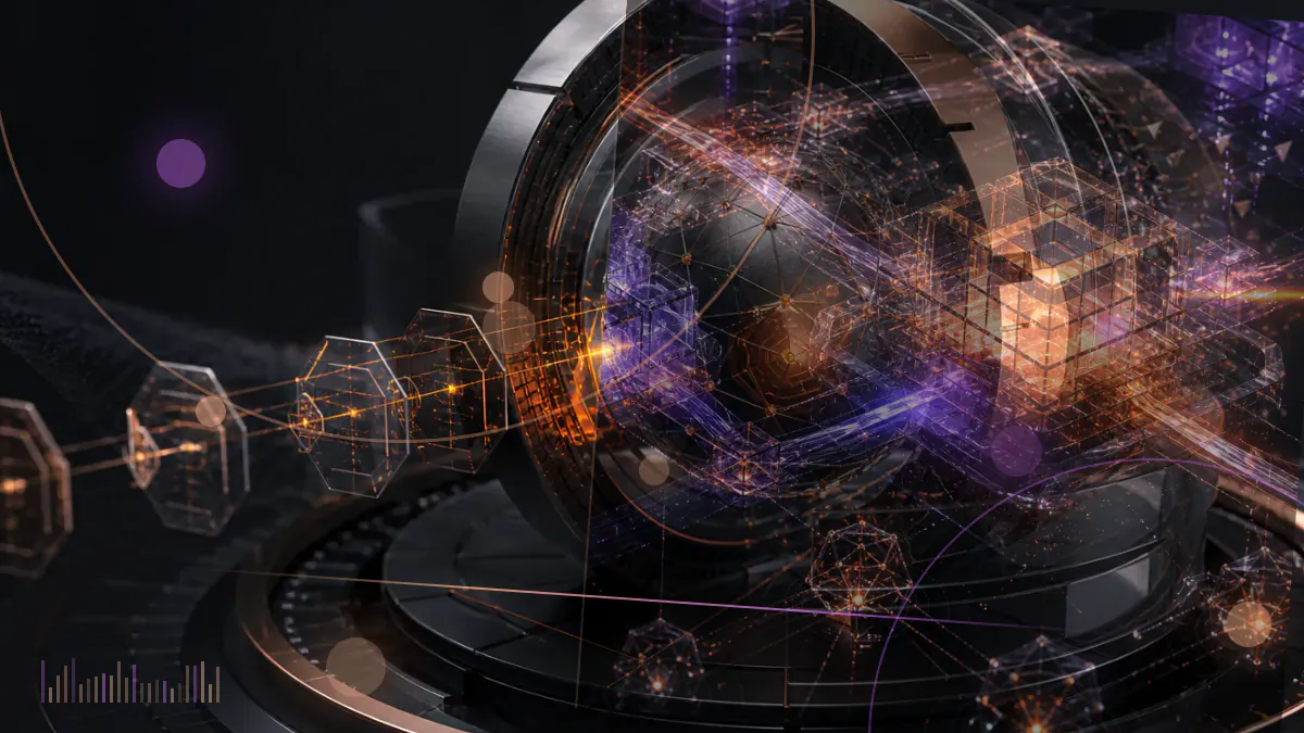 Conceptual illustration of tokenized bank deposits moving through a private institutional blockchain between global branches and trade-finance counterparties