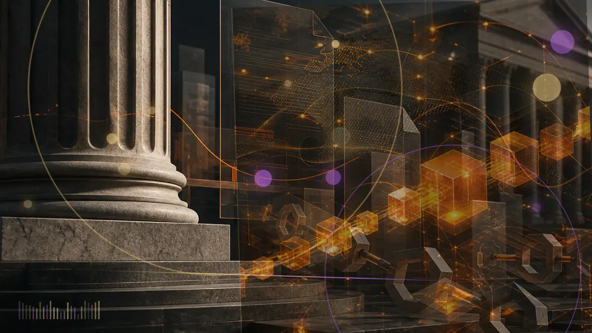 Conceptual illustration of weekly bitcoin futures contracts arranged along a regulated market calendar
