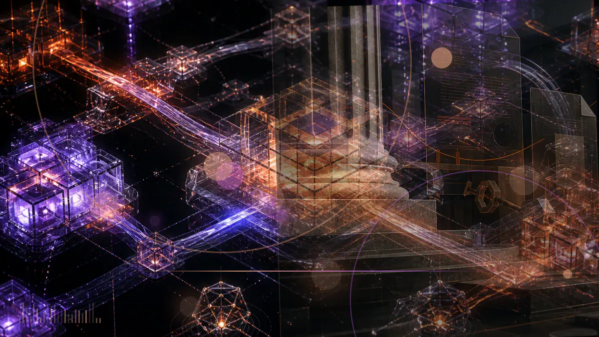 Conceptual illustration of a one-tenth-ether futures contract entering CME’s regulated derivatives market