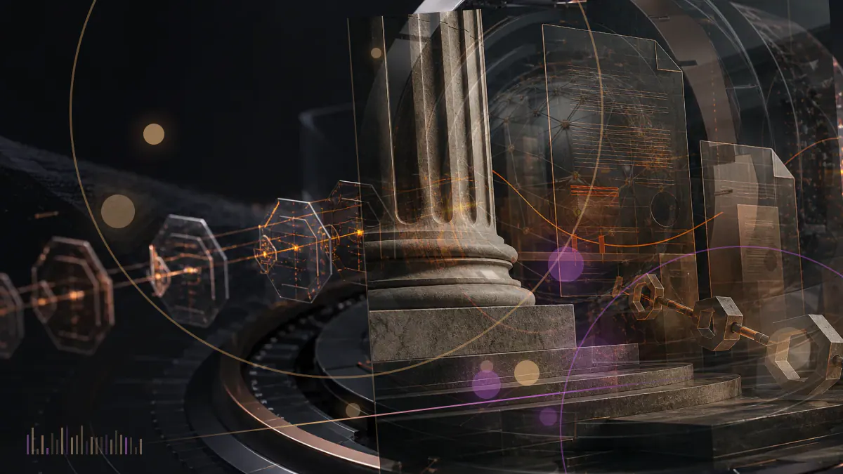 Conceptual illustration of signed cryptocurrency price messages flowing from an exchange into Ethereum smart contracts