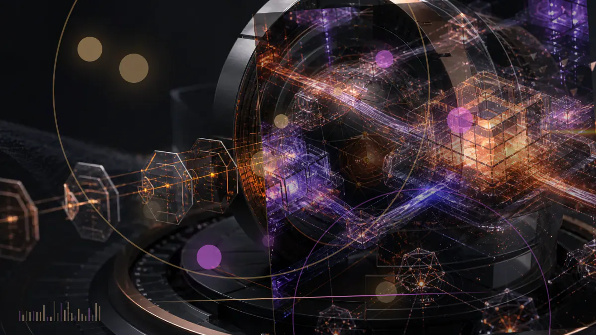 Conceptual illustration of a digital-asset ledger converging toward a single federal regulatory gateway