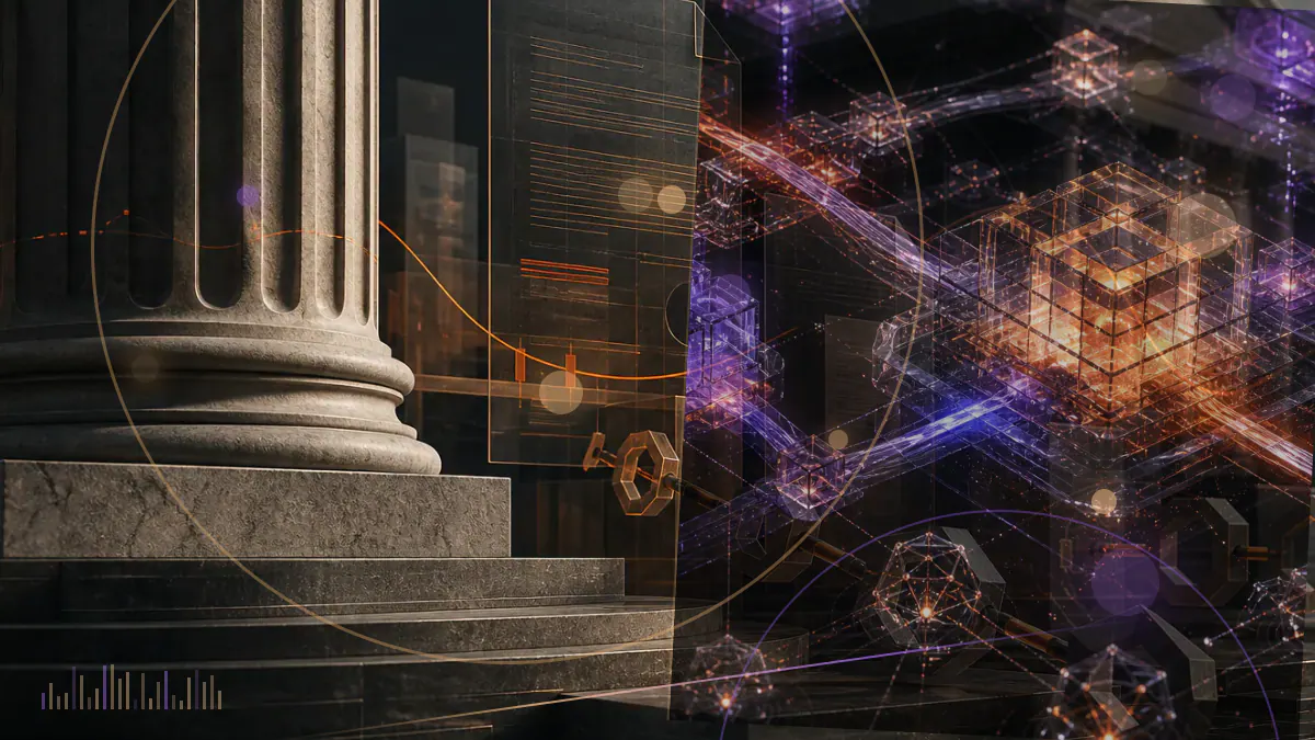 Conceptual illustration of institutional capital flowing into an Indian cryptocurrency exchange against a regulatory ledger backdrop