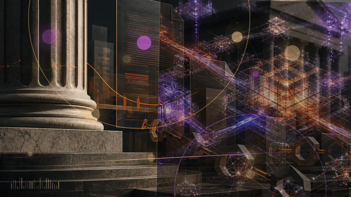 Conceptual illustration of digital tokens moving from an exchange network toward an isolated cold-storage vault after a security breach