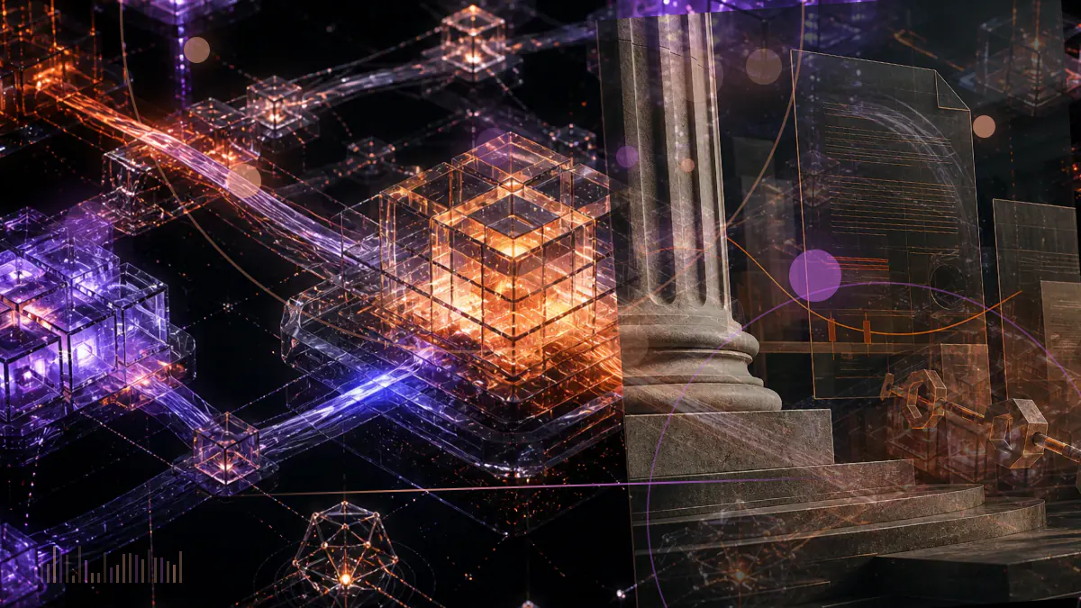 Conceptual illustration of the Cronos network expanding a CRO token reserve through a protocol upgrade