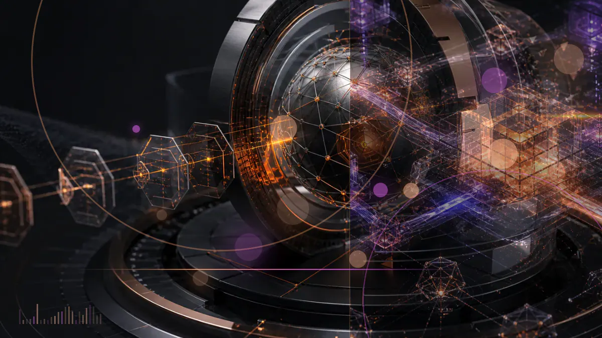 Conceptual illustration of cryptocurrency trade controls appearing beside bitcoin, ether and litecoin market data on a mainstream financial dashboard