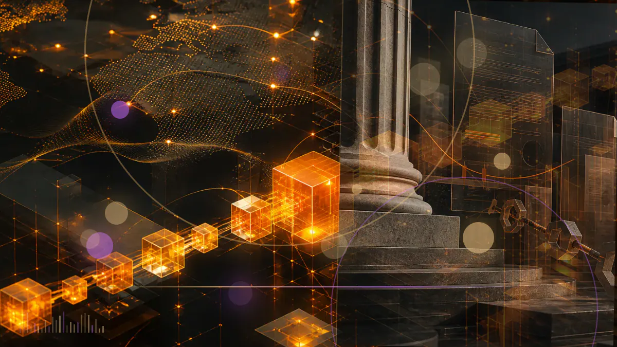 Conceptual illustration of open-source Curve DAO contracts activating on Ethereum ahead of a planned governance-token launch