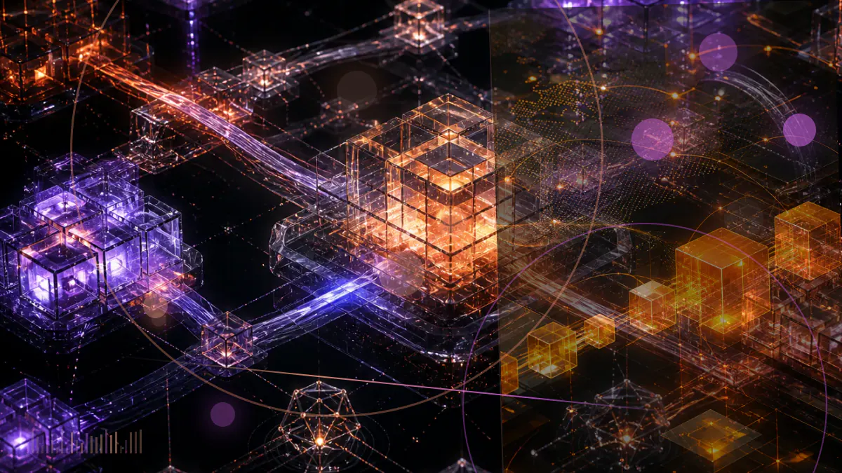 Conceptual illustration of a federal appellate mandate passing a bitcoin trust filing back to a regulatory review desk