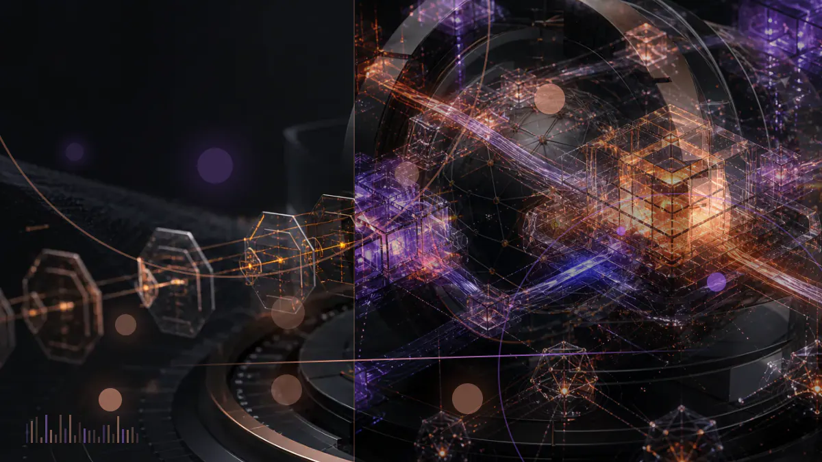 Conceptual illustration of digital assets flowing through interconnected Ethereum lending and exchange protocols as a value gauge passes six billion dollars