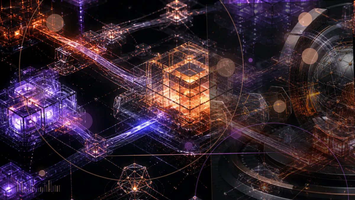 Conceptual illustration of Bitcoin source code protected by a legal shield and court documents