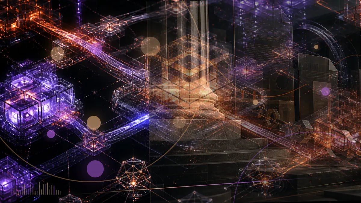 Conceptual illustration of a bitcoin payment entering El Salvador’s dual-currency system beside a disrupted digital-wallet interface