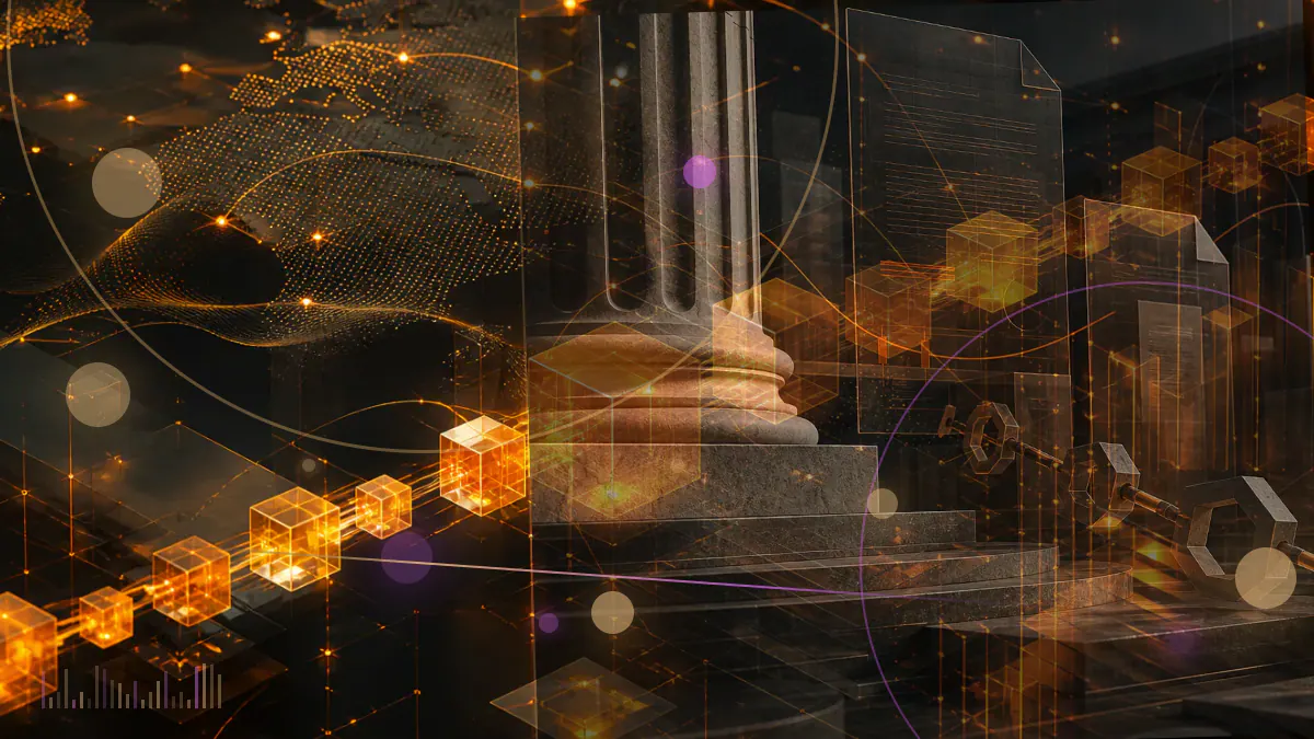 Conceptual illustration of Ethereum client implementations converging on a Ropsten test-network checkpoint for the Constantinople upgrade