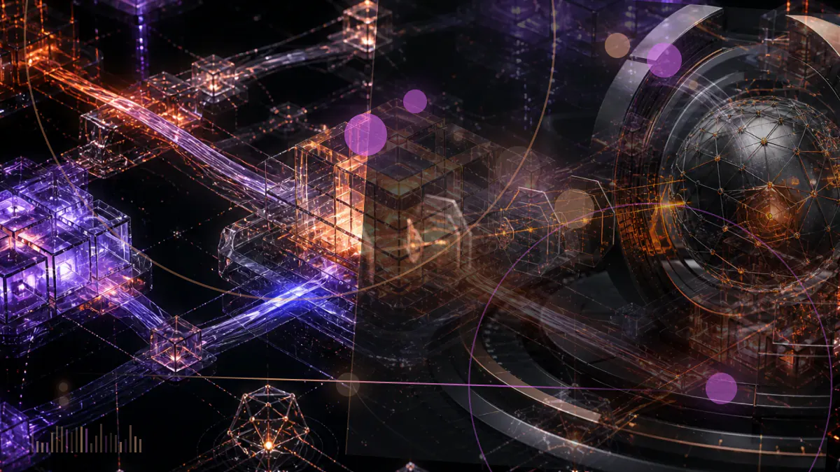 Conceptual cryptocurrency editorial illustration for Ethereum Foundation made DeFi support an explicit 2026 priority