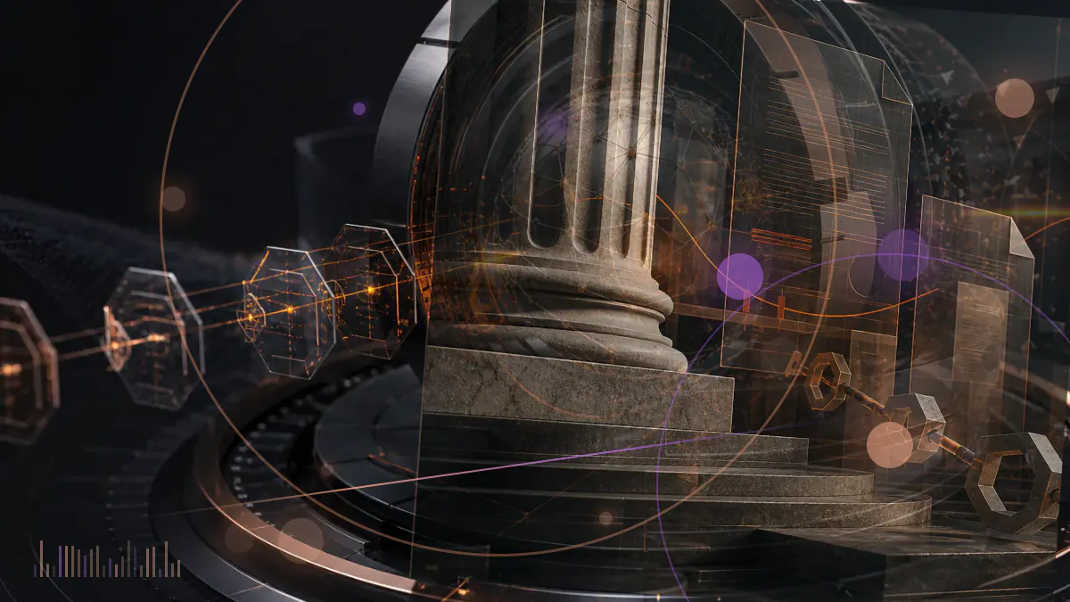 Conceptual illustration of wrapped ether moving from an Ethereum Foundation treasury vault into a Lido withdrawal queue