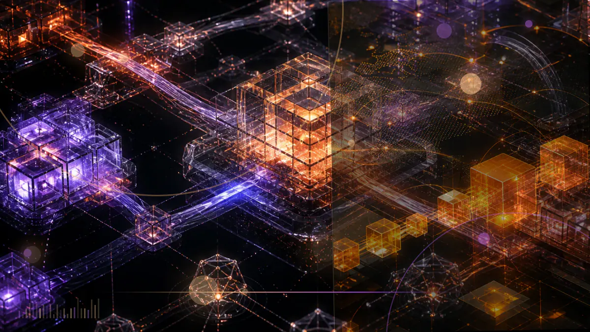 Conceptual illustration of multiple Ethereum client nodes coordinating around a protocol test network and an unresolved committee specification
