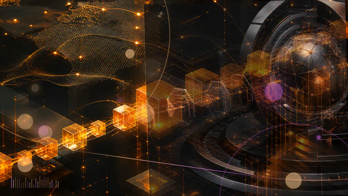 Conceptual illustration of standardized order and transaction data flowing from European crypto trading platforms
