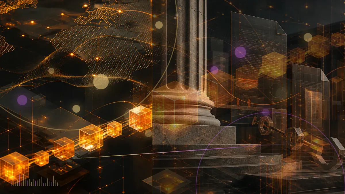 Conceptual illustration of a British regulatory ledger scanning cryptocurrency advertisements across websites and mobile applications