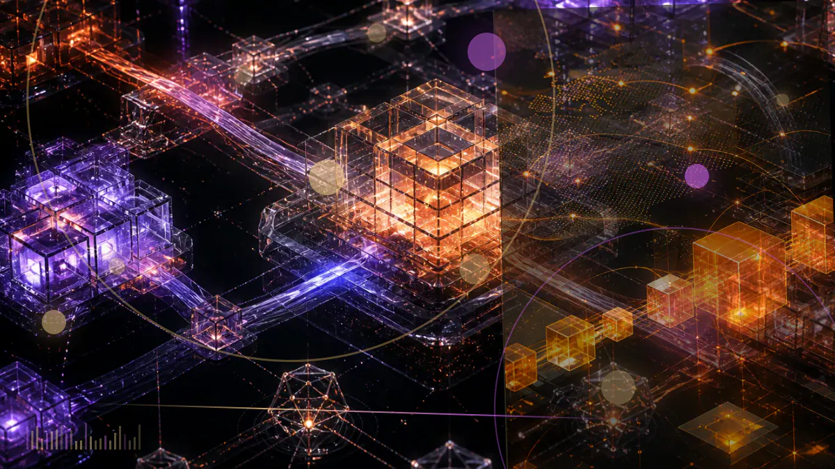 Conceptual illustration of a cryptocurrency cash kiosk being disconnected beside a UK anti-money-laundering compliance ledger